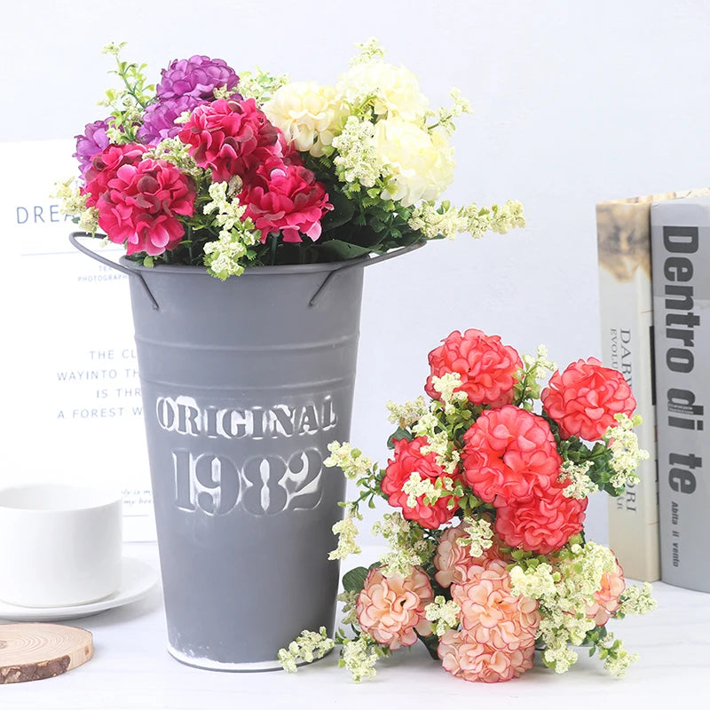 Artificial Silk Flower Bouquet – 28cm Hydrangea
