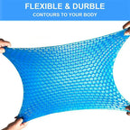 Gel Seat Cushion Honeycomb Non-Slip Ergonomic Back Tailbone Support
