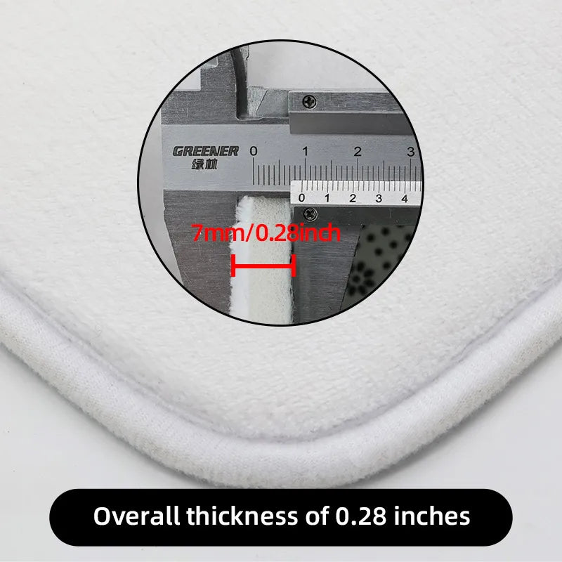 Cartoon Animal Bathroom Mat – Soft, Absorbent, Non-Slip Shower & Toilet Floor Rug for Kids