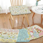 Cute Cartoon Seat Cushion Flannel Sponge Anti-Slip Breathable 40-50cm