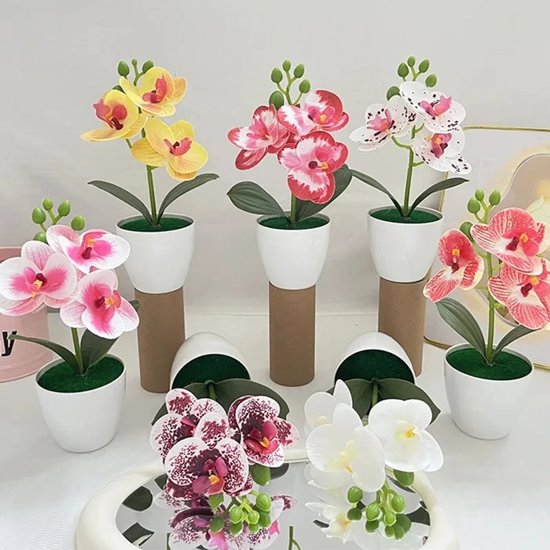 20CM Artificial Rattan Bonsai Plant – Desktop Home Decor