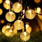 Solar LED Ball String Lights 5M IP65 Waterproof Holiday Decor