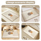 Absorbent Non-Slip PVC Bath Rug – Quick Dry Bathroom Floor Mat