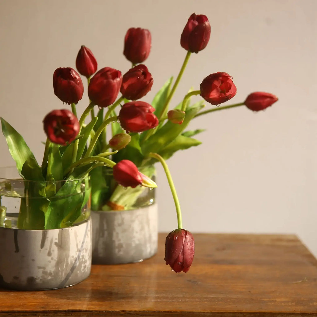 40cm Five-Headed Artificial Tulip Bouquet – Nordic Style