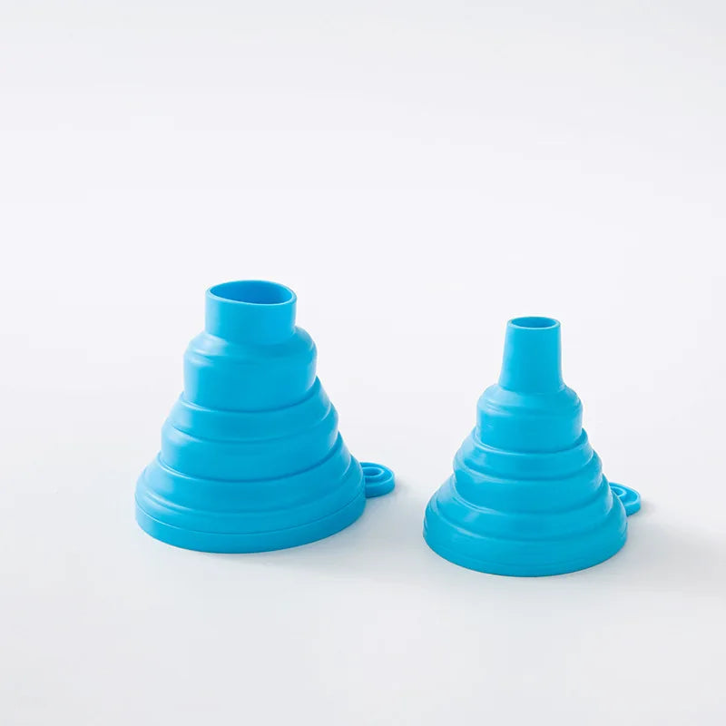 Folding Silicone Funnel – Mini Kitchen Oil & Liquid Dispenser