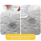 Fashion Soft Microfiber Bath Rug – Non-Slip Quick Dry Absorbent Bathroom Mat