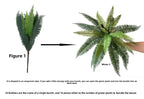 18 Leaves Artificial Boston Fern UV-Resistant Vine