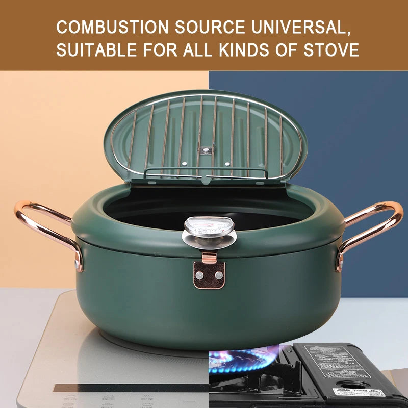 Eco-Friendly 24cm Aluminum Alloy Frying Pan – Non-Coating & Durable