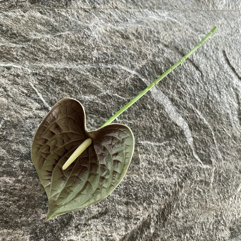 3D Printing Anthurium Artificial Flower – Wedding & Home Decor, 33cm Faux Palm