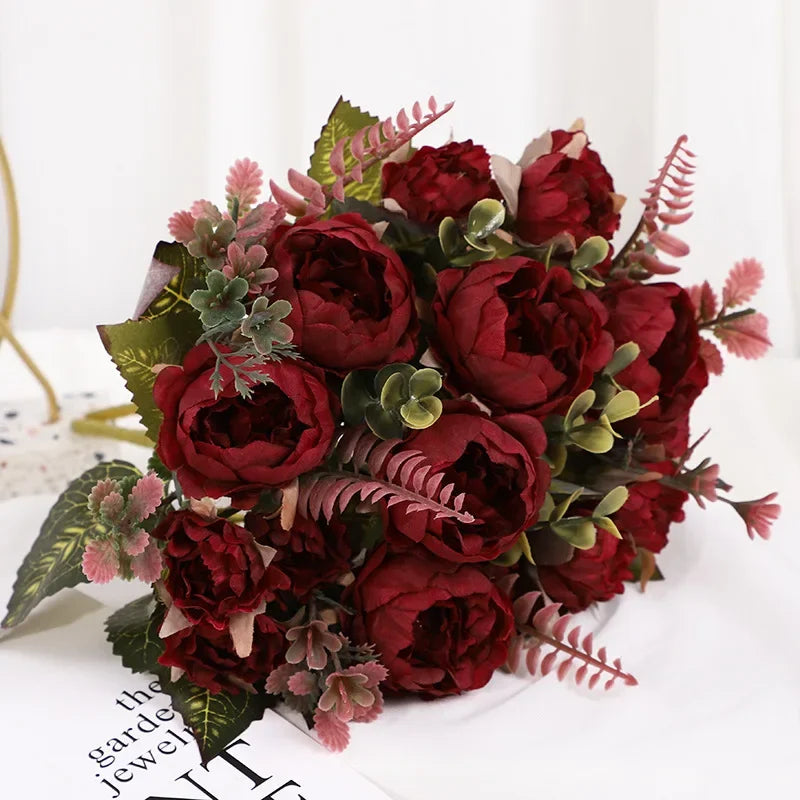 30cm Artificial Silk Peony Flower Indoor Home & Event Decoration