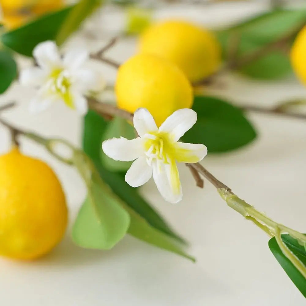 Artificial Lemon Branch European Style Decor