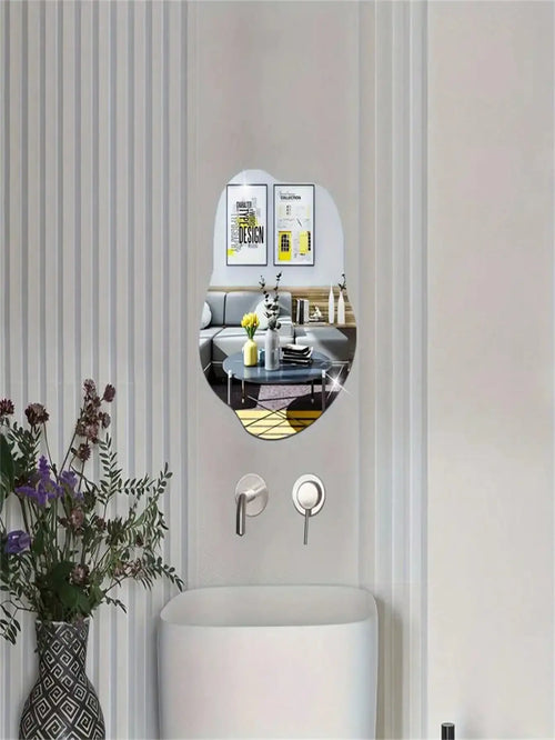 Cloud-Shaped Acrylic Shatterproof Mirror for Elegant Home Decor