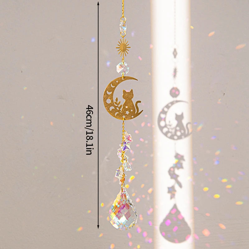 Crystal Dreamcatcher Sun Catcher Wall & Garden Hanging Decor