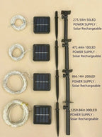 Solar LED Holiday Light IP65 Waterproof Battery-Included Modern Style