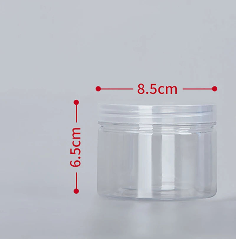 Modern Transparent Food Storage Bottle – Airtight PET/PE Kitchen Storage Jar