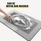Diatomaceous Earth Bath Mat – Super Absorbent, Non-Slip, Fast Drying Floor Mat for Bathroom