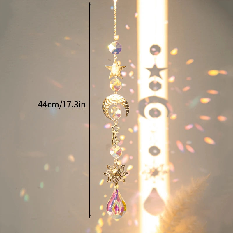 Crystal Dreamcatcher Sun Catcher Wall & Garden Hanging Decor