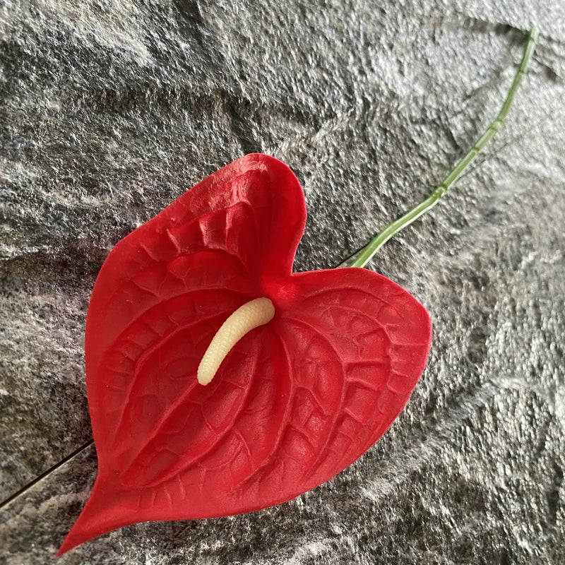 3D Printing Anthurium Artificial Flower – Wedding & Home Decor, 33cm Faux Palm