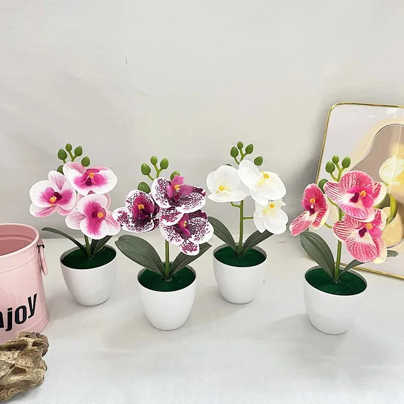 20CM Artificial Rattan Bonsai Plant – Desktop Home Decor
