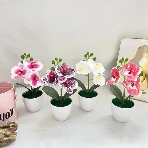 20CM Artificial Rattan Bonsai Plant – Desktop Home Decor