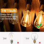 ST38 Water Drop String Lights 220V IP44 Waterproof Decorative