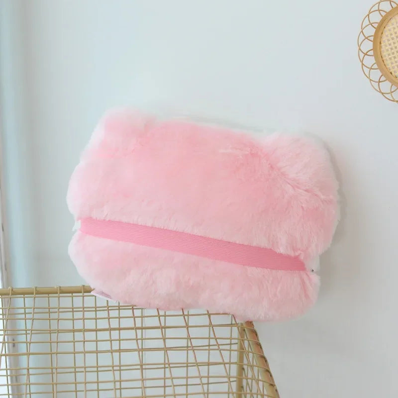 Sanrio Plush Cartoon Seat Cushion – Soft Rectangular Pillow for Adults