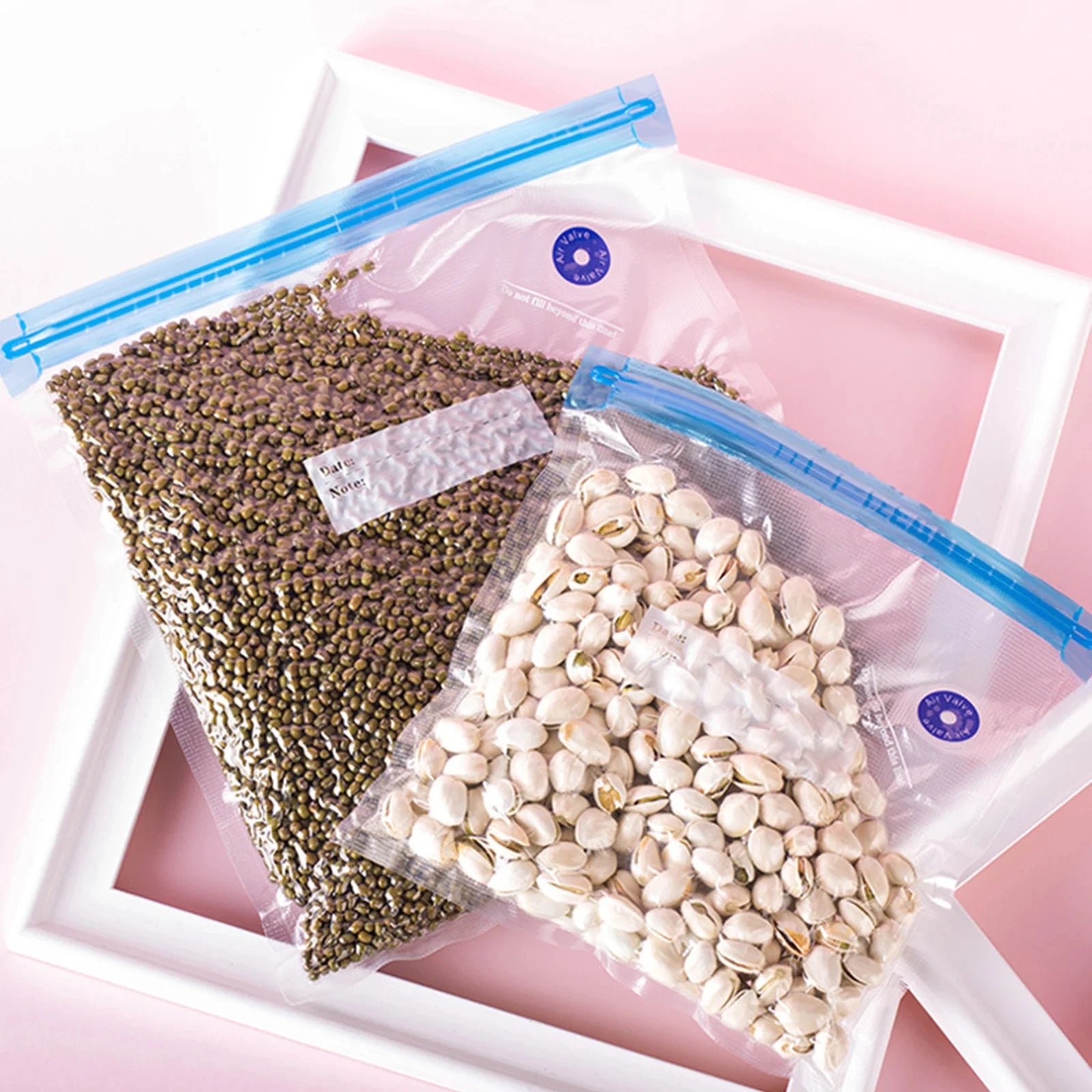Vacuum Sealer Bags – PA+PE Food Compression Storage Bags for Freezer, Meat, Seafood, Fruits & Vegetables, Sous Vide, Fresh-Keeping Saver
