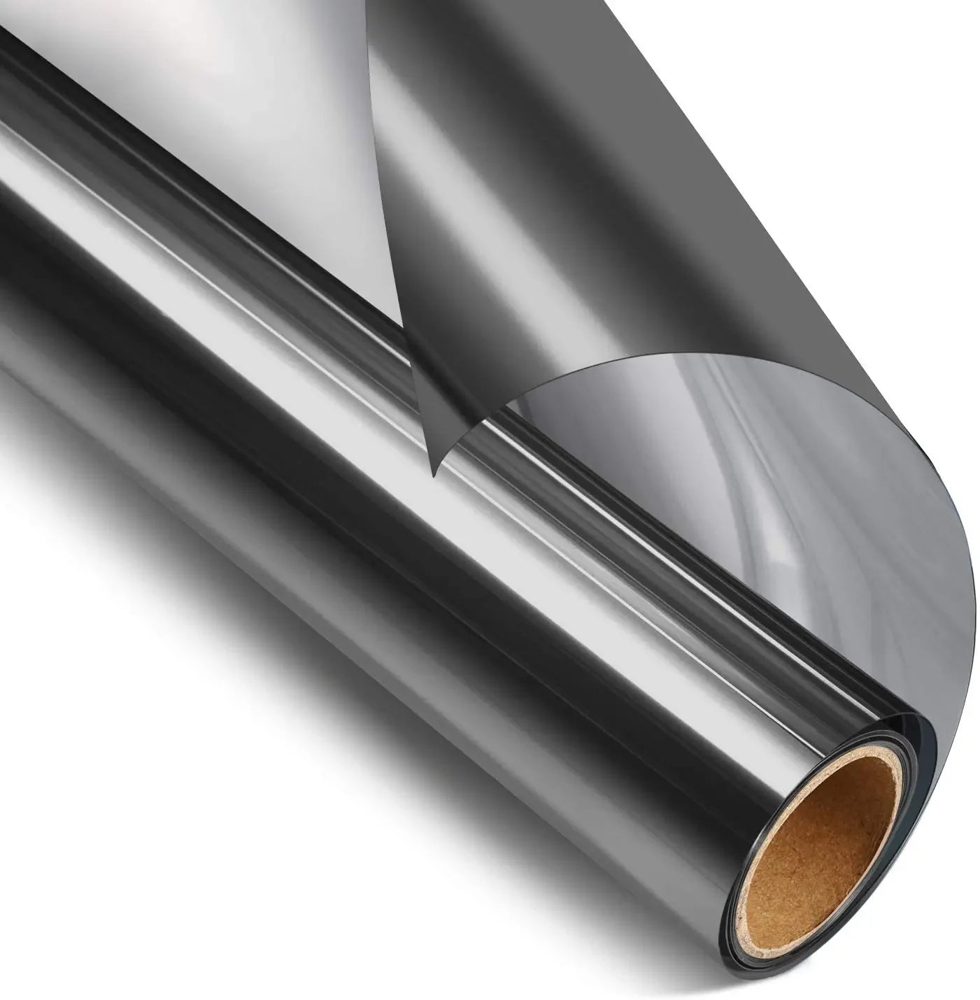Silver One Way Mirror Window Film Heat Insulation Glass Tint