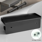 Aluminum Toilet Paper Holder Wall Mount with Shelf & Phone Stand