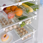 Refrigerator Drawer Storage Box – Transparent Food Organizer