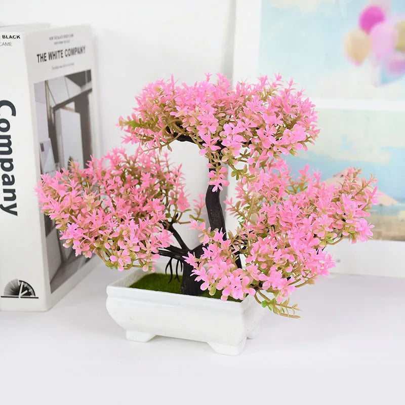 Artificial Bonsai Small Tree – Desktop Potted Decor