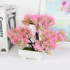 Artificial Bonsai Small Tree – Desktop Potted Decor