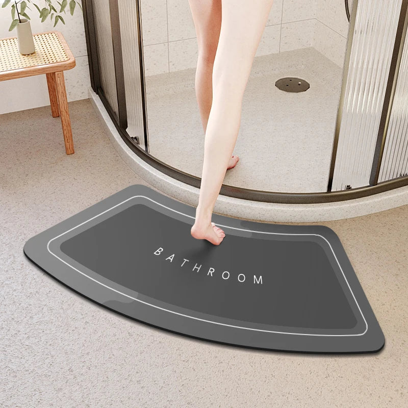 Diatom Mud Bathroom Mat Non-Slip Absorbent Foot Door Mat