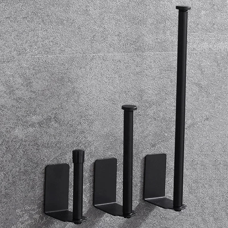 Punch-Free Adhesive Stainless Steel Paper Towel & Toilet Holder