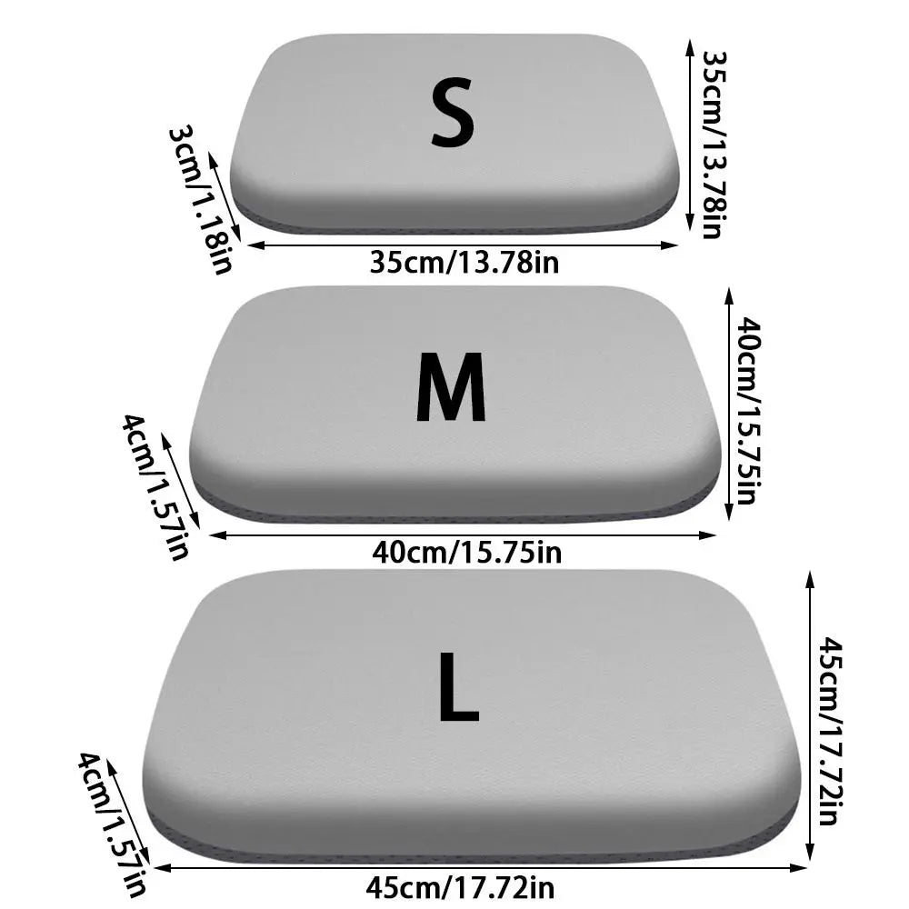 Memory Foam Seat Cushion – Non-Woven Soft Cushion for Bed, Office, Car