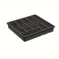 Plastic Flatware Storage Case – 6-Compartment Tableware Organizer