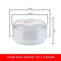 Eco-Friendly Microwave Steamer – Dumpling & Rice Cooking Container