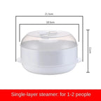 Eco-Friendly Microwave Steamer – Dumpling & Rice Cooking Container