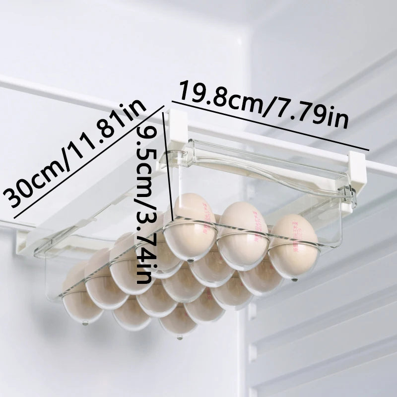 Refrigerator Drawer Storage Box – Transparent Food Organizer