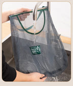 Reusable Kitchen Hanging Mesh Bag – Ventilated Fruit & Vegetable Storage Net for Ginger, Garlic, Potatoes, Onions