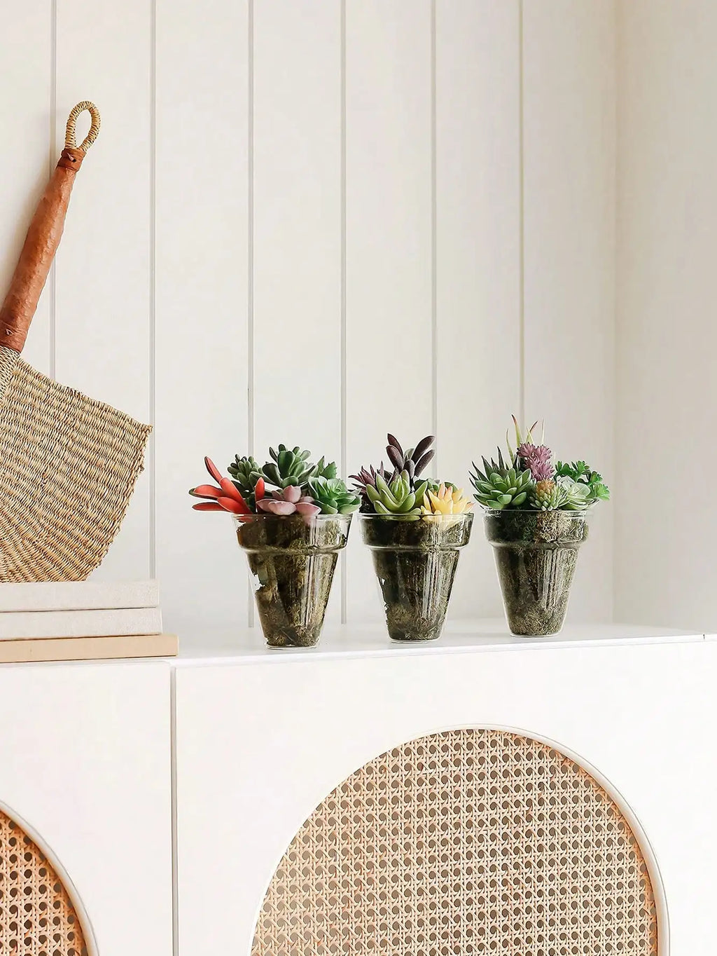 Artificial Grass Plant Desktop Outdoor Decoration for Bridal Shower