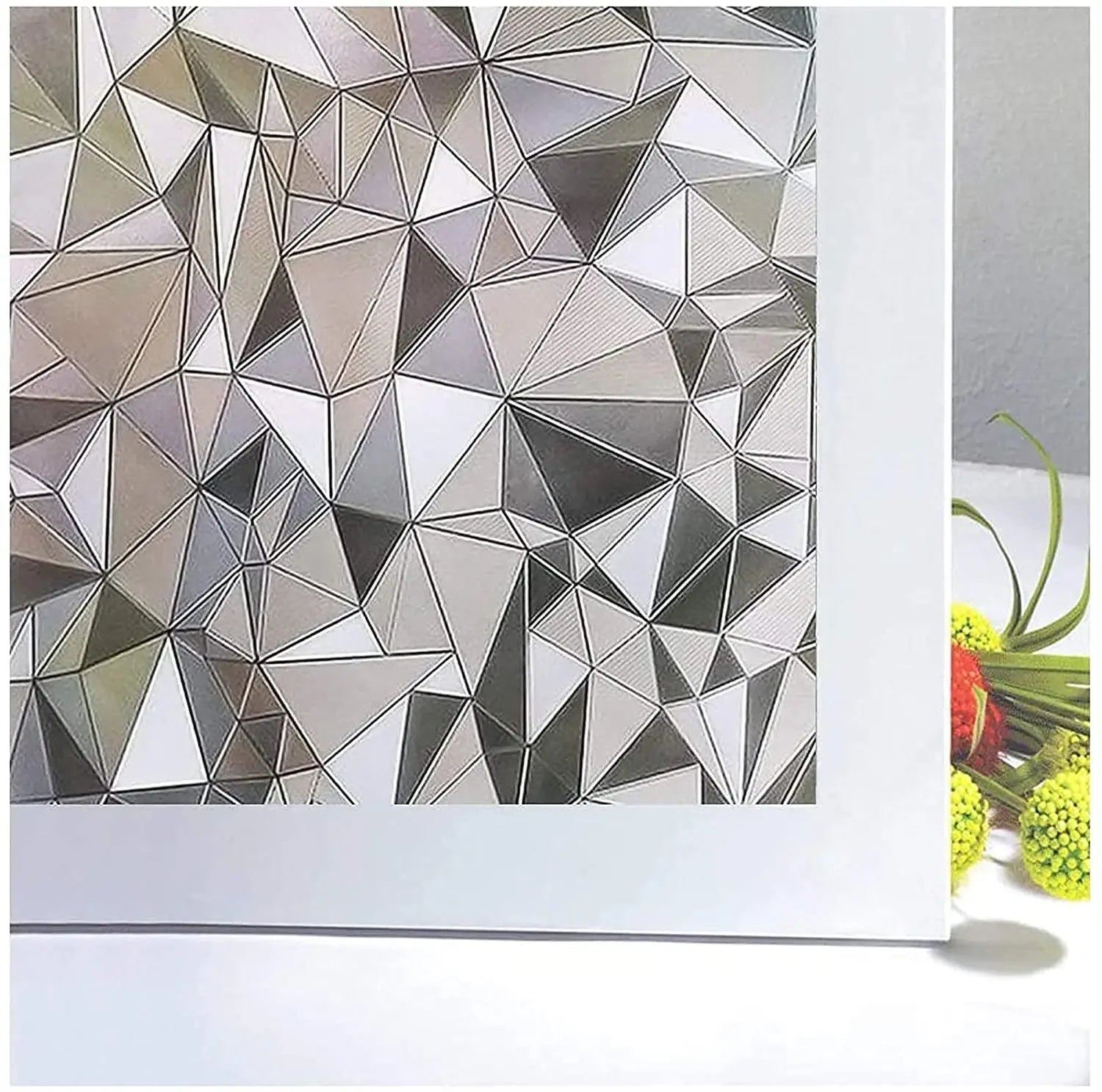 3D Matte Privacy Window Film Frosted Static Cling Glass Cover
