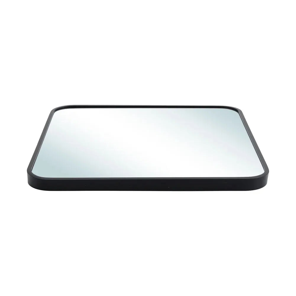 Modern Square Wall Mirror with Aluminum Alloy Frame Bathroom Decoration
