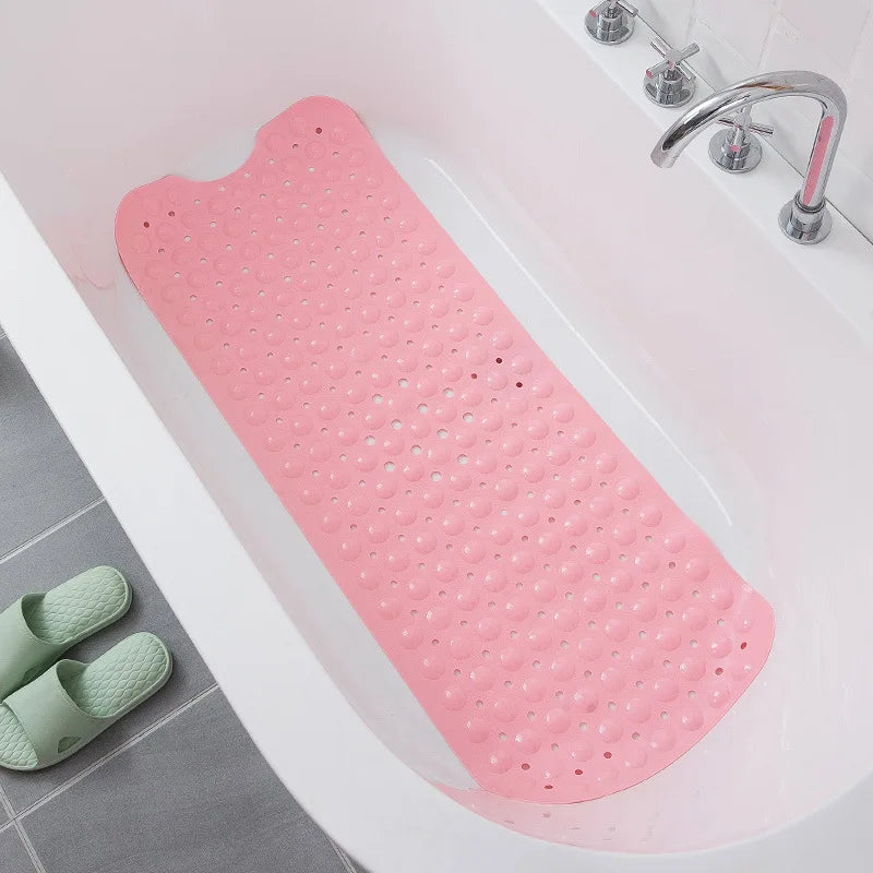 40x100cm Anti-Slip Bathtub Mat PVC Kids Elder Shower Rug