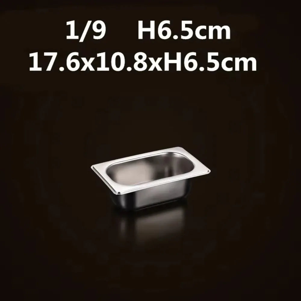 304 Stainless Steel Food Storage Pan – Durable Buffet & Kitchen Use