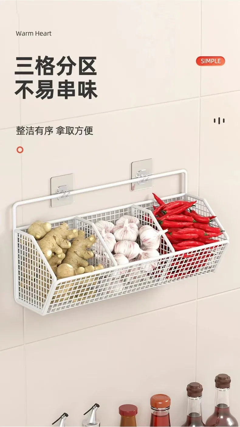 Modern Style Stainless Steel Kitchen Organizer / Storage Accessory