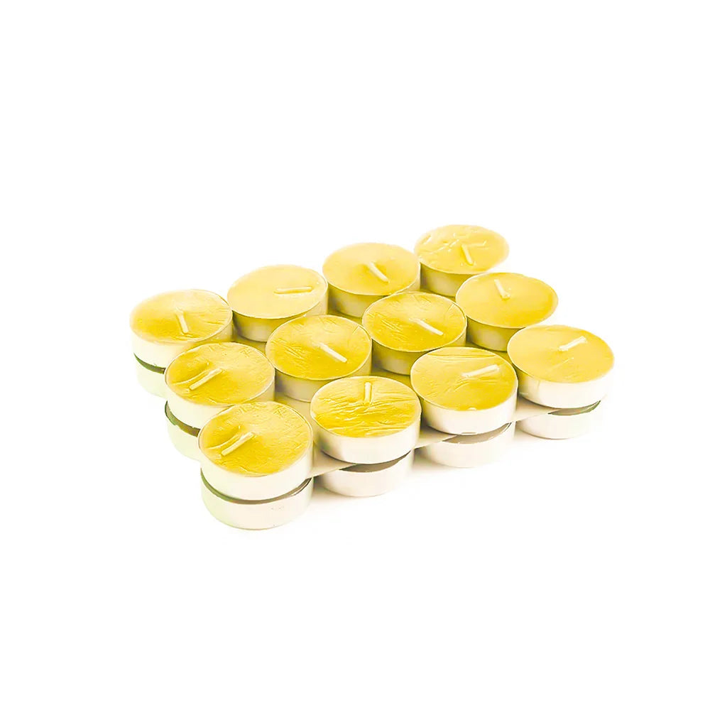24-Pack Vanilla Cream Scented Tealight Candles – Relaxing & Aromatic
