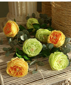 45cm Artificial Silk Rose Flower Indoor Home Decor for Events
