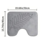 3 Piece Memory Foam Bathroom Mat Set – Ultra Soft & Non-Slip