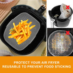 Eco-Friendly Air Fryer Silicone Liner – Reusable & Heat-Resistant